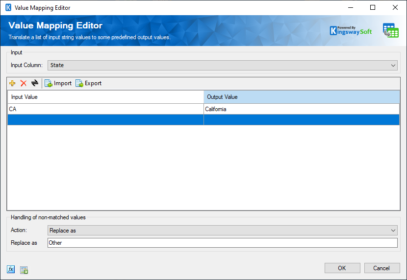 Value Mapping SSIS Component